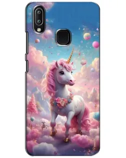 Чехол для Vivo Y93 Lite с картинкой «Единорог среди облаков»