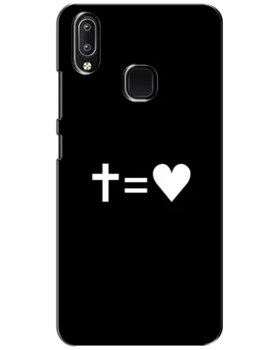 Чохол для Vivo Y93 Lite з картинкою «Хрест та Серце» Чохол для Vivo Y93 Lite з картинкою «Хрест та Серце»