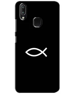 Чехол для Vivo Y93 Lite с картинкой «Символ рыбы Jesus» Чехол для Vivo Y93 Lite с картинкой «Символ рыбы Jesus»