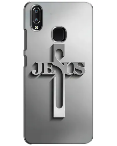 Чехол для Vivo Y93 Lite с картинкой «Металлический крест Jesus» Чехол для Vivo Y93 Lite с картинкой «Металлический крест Jesus»