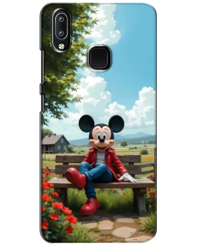 Чехол для Vivo Y93 Lite с картинкой «Микки на скамейке» Чехол для Vivo Y93 Lite с картинкой «Микки на скамейке»