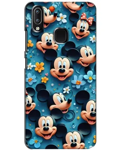 Чехол для Vivo Y93 Lite с картинкой «Паттерн Микки и Минни» Чехол для Vivo Y93 Lite с картинкой «Паттерн Микки и Минни»