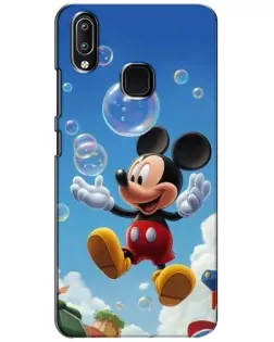 Чехол для Vivo Y93 Lite с картинкой «Mickey и мыльные пузыри»