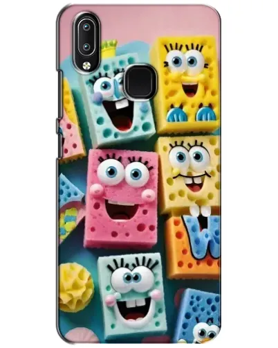 Чехол для Vivo Y93 Lite с картинкой «Цветные губки»