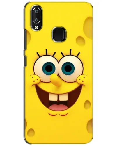 Чехол для Vivo Y93 Lite с картинкой «Губка Боб улыбка»