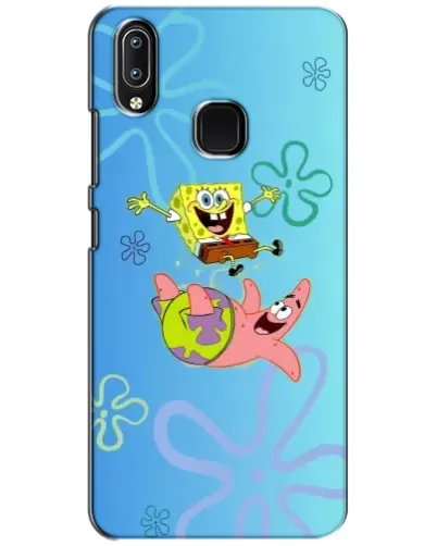 Чехол для Vivo Y93 Lite с картинкой «Спанч Боб и Патрик»
