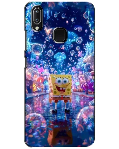 Чехол для Vivo Y93 Lite с картинкой «Неоновый океан»