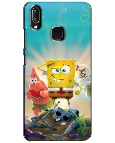 Чехол для Vivo Y93 Lite с картинкой «Спанч Боб победитель»