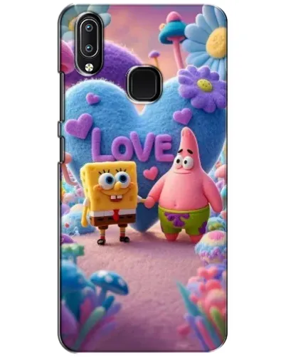 Чехол для Vivo Y93 Lite с картинкой «Губка Боб Патрик»