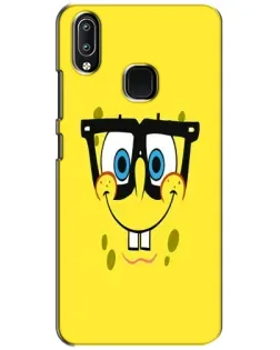 Чехол для Vivo Y93 Lite с картинкой «Минималистичный Спанч Боб» Чехол для Vivo Y93 Lite с картинкой «Минималистичный Спанч Боб»