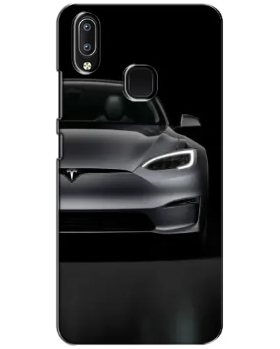 Чехол для Vivo Y93 Lite с картинкой «Tesla Model S Look» Чехол для Vivo Y93 Lite с картинкой «Tesla Model S Look»