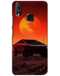 Чехол для Vivo Y93 Lite с картинкой «Cybertruck на Марсе»