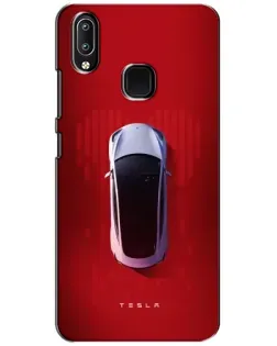 Чехол для Vivo Y93 Lite с картинкой «Tesla Top View»