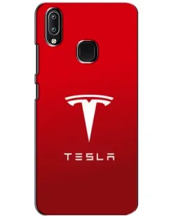 Чехол для Vivo Y93 Lite с картинкой «Tesla Red Classic»