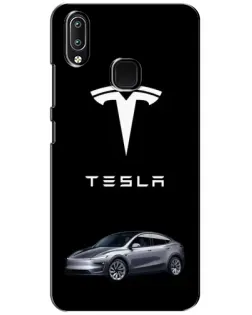 Чехол для Vivo Y93 Lite с картинкой «Tesla Model Y»