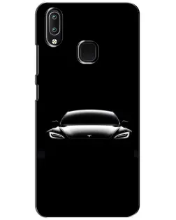 Чехол для Vivo Y93 Lite с картинкой «Фары Tesla Night»