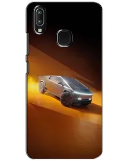 Чехол для Vivo Y93 Lite с картинкой «Cybertruck в пустыне»