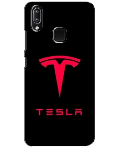 Чехол для Vivo Y93 Lite с картинкой «Tesla Red Logo» Чехол для Vivo Y93 Lite с картинкой «Tesla Red Logo»