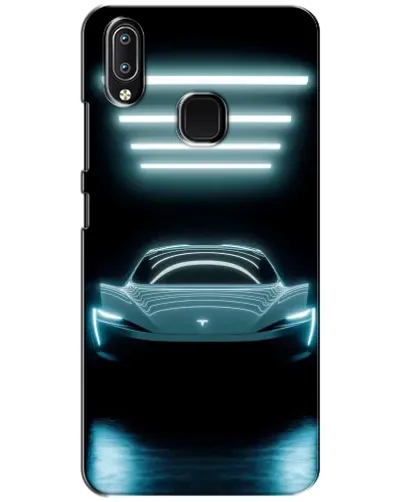 Чехол для Vivo Y93 Lite с картинкой «Tesla в неоне» Чехол для Vivo Y93 Lite с картинкой «Tesla в неоне»