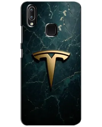 Чехол для Vivo Y93 Lite с картинкой «Мраморная Tesla Gold» Чехол для Vivo Y93 Lite с картинкой «Мраморная Tesla Gold»