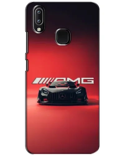 Чехол для Vivo Y93 Lite с картинкой «Mercedes AMG — красная линия»