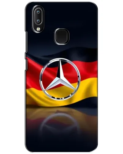 Чехол для Vivo Y93 Lite с картинкой «Mercedes — флаг Германии»