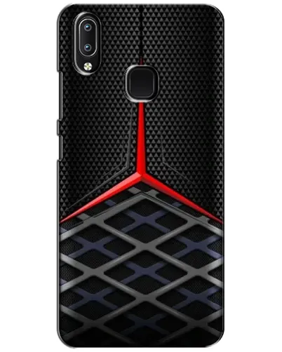 Чехол для Vivo Y93 Lite с картинкой «Mercedes Carbon Grid»