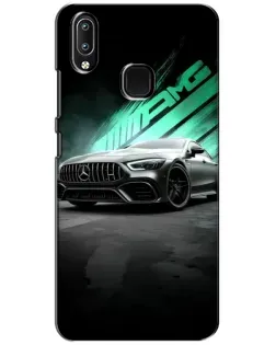 Чехол для Vivo Y93 Lite с картинкой «Темный Mercedes AMG»