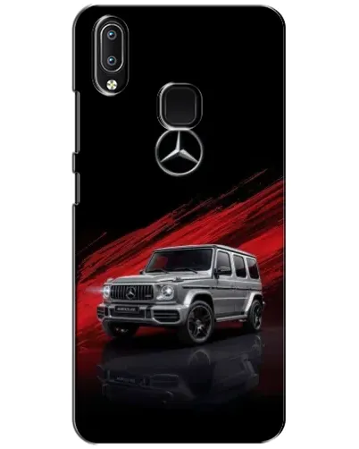 Чехол для Vivo Y93 Lite с картинкой «Mercedes G-Class красный»