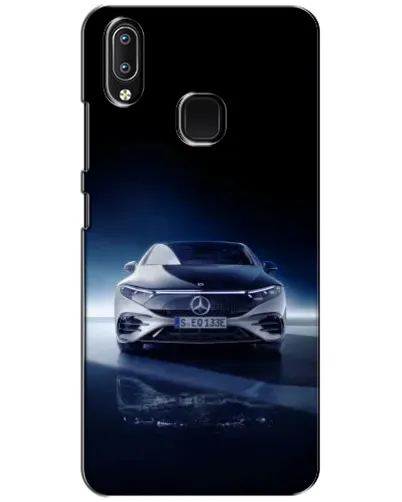 Чехол для Vivo Y93 Lite с картинкой «Ночной Mercedes EQ»