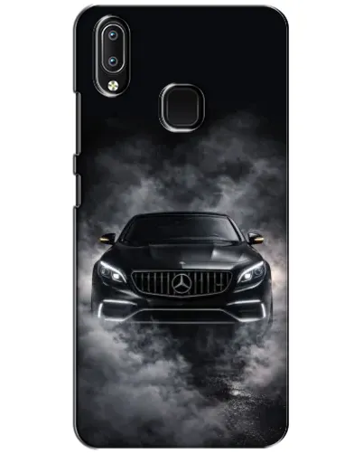 Чехол для Vivo Y93 Lite с картинкой «Mercedes в дыму»