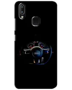 Чехол для Vivo Y93 Lite с картинкой «Салон Audi — руль»