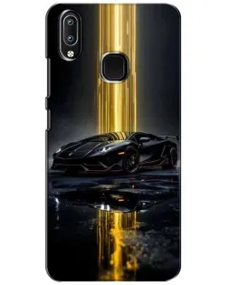 Чехол для Vivo Y93 Lite с картинкой «Ночной Lamborghini драйв»