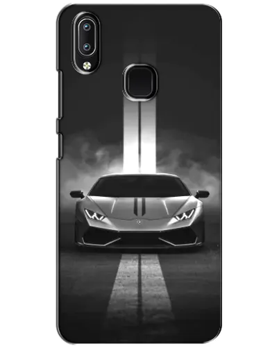 Чехол для Vivo Y93 Lite с картинкой «Lamborghini симметрия дорог»