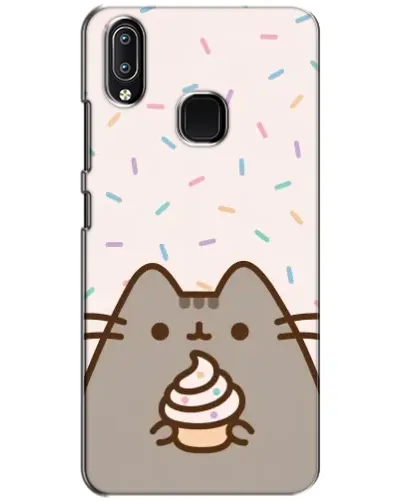Чехол для Vivo Y93 Lite с картинкой «Пушин с кексом»