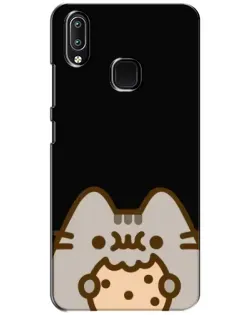 Чехол для Vivo Y93 Lite с картинкой «Пушин на черном»