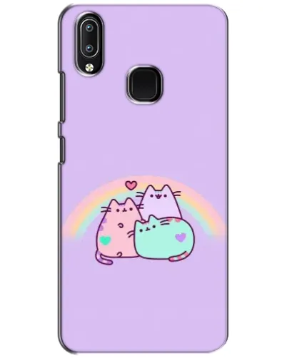 Чехол для Vivo Y93 Lite с картинкой «Радужные Пушины»