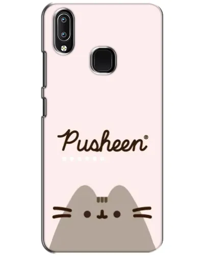 Чехол для Vivo Y93 Lite с картинкой «Pusheen логотип»