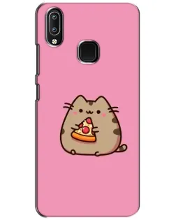 Чехол для Vivo Y93 Lite с картинкой «Пушин с пиццей»