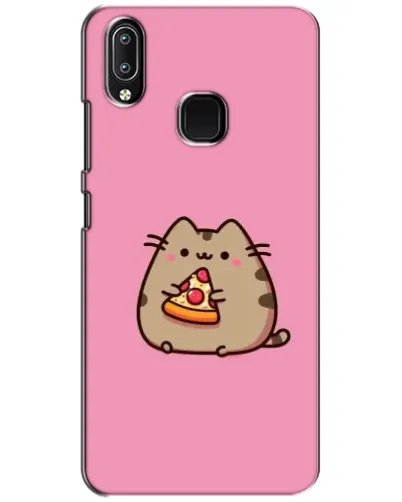 Чехол для Vivo Y93 Lite с картинкой «Пушин с пиццей»