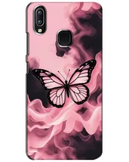 Чохол для Vivo Y93 Lite з картинкою «Метелик у диму» Чохол для Vivo Y93 Lite з картинкою «Метелик у диму»