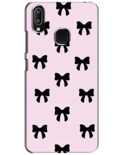 Чохол для Vivo Y93 Lite з картинкою «Чорні банти Coquette»