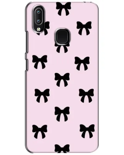 Чохол для Vivo Y93 Lite з картинкою «Чорні банти Coquette» Чохол для Vivo Y93 Lite з картинкою «Чорні банти Coquette»