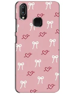 Чохол для Vivo Y93 Lite з картинкою «Серця та банти»