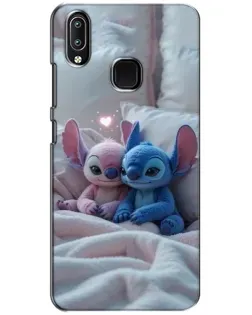 Чехол для Vivo Y93 Lite с картинкой «Плюшевые Стич Ангел»