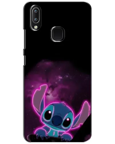 Чехол для Vivo Y93 Lite с картинкой «Неоновый Stitch»