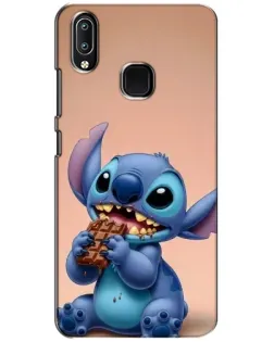 Чехол для Vivo Y93 Lite с картинкой «Стич ест шоколад»