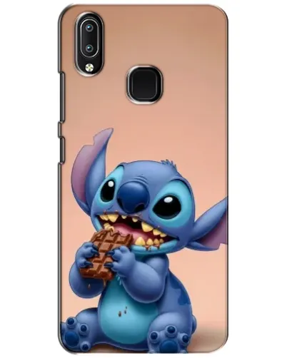 Чехол для Vivo Y93 Lite с картинкой «Стич ест шоколад»