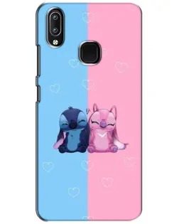 Чехол для Vivo Y93 Lite с картинкой «Stitch и Angel Love»