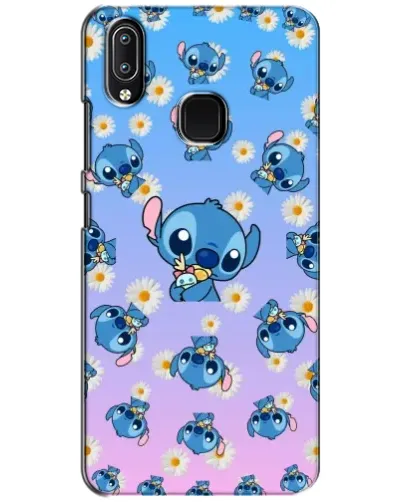 Чехол для Vivo Y93 Lite с картинкой «Паттерн со Стичем»